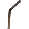 image2W x 8D x 8H Hamilton Steel Bracket Hammered GoldHammered Dark Bronze