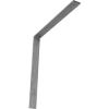 image2W x 8D x 8H Hamilton Steel Bracket Hammered GoldHammered Gray