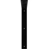 image2W x 8D x 8H Hamilton Steel Bracket Hammered GoldPowder Coated Black