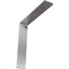image2W x 8D x 8H Hamilton Steel Bracket Hammered GoldStainless Steel
