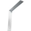image2W x 8D x 8H Hamilton Steel Bracket Hammered GoldUnfinished Steel