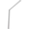 image2W x 8D x 8H Hamilton Steel Bracket Hammered GoldWhite Primer Paintable