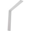 image2W x 8D x 8H Hamilton Steel Bracket Hammered GoldWhite Primer Paintable