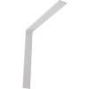 image2W x 8D x 8H Hamilton Steel Bracket Hammered GoldWhite Primer Paintable