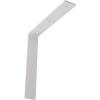 image2W x 8D x 8H Hamilton Steel Bracket Hammered GoldWhite Primer Paintable
