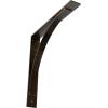 image3W x 6D x 6H Morris Steel Bracket Stainless SteelAntiqued Brass