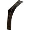 image3W x 6D x 6H Morris Steel Bracket Stainless SteelAntiqued Brass