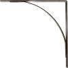 image3W x 6D x 6H Morris Steel Bracket Stainless SteelAntiqued Brass