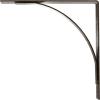 image3W x 6D x 6H Morris Steel Bracket Stainless SteelAntiqued Brass