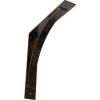 image3W x 6D x 6H Morris Steel Bracket Stainless SteelAntiqued Brass