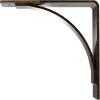 image3W x 6D x 6H Morris Steel Bracket Stainless SteelAntiqued Brass