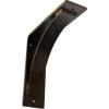image3W x 6D x 6H Morris Steel Bracket Stainless SteelAntiqued Brass