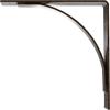 image3W x 6D x 6H Morris Steel Bracket Stainless SteelAntiqued Brass