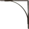 image3W x 6D x 6H Morris Steel Bracket Stainless SteelAntiqued Brass