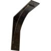 image3W x 6D x 6H Morris Steel Bracket Stainless SteelAntiqued Brass