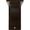 image3W x 6D x 6H Morris Steel Bracket Stainless SteelAntiqued Brass