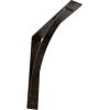 image3W x 6D x 6H Morris Steel Bracket Stainless SteelAntiqued Brass