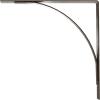 image3W x 6D x 6H Morris Steel Bracket Stainless SteelAntiqued Pale Gold