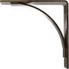 image3W x 6D x 6H Morris Steel Bracket Stainless SteelAntiqued Pale Gold