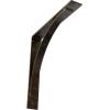 image3W x 6D x 6H Morris Steel Bracket Stainless SteelAntiqued Pale Gold