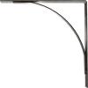 image3W x 6D x 6H Morris Steel Bracket Stainless SteelAntiqued Warm Silver