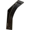image3W x 6D x 6H Morris Steel Bracket Stainless SteelAntiqued Warm Silver