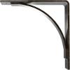 image3W x 6D x 6H Morris Steel Bracket Stainless SteelAntiqued Warm Silver