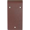 image3W x 6D x 6H Morris Steel Bracket Stainless SteelHammered Bright Red