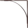 image3W x 6D x 6H Morris Steel Bracket Stainless SteelHammered Bright Red