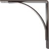 image3W x 6D x 6H Morris Steel Bracket Stainless SteelHammered Brown