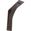 image3W x 6D x 6H Morris Steel Bracket Stainless SteelHammered Brown