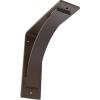 image3W x 6D x 6H Morris Steel Bracket Stainless SteelHammered Brown