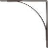 image3W x 6D x 6H Morris Steel Bracket Stainless SteelHammered Brown
