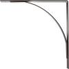 image3W x 6D x 6H Morris Steel Bracket Stainless SteelHammered Brown