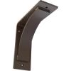 image3W x 6D x 6H Morris Steel Bracket Stainless SteelHammered Brown