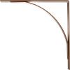 image3W x 6D x 6H Morris Steel Bracket Stainless SteelHammered Copper