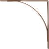 image3W x 6D x 6H Morris Steel Bracket Stainless SteelHammered Copper