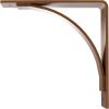 image3W x 6D x 6H Morris Steel Bracket Stainless SteelHammered Copper