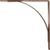 image3W x 6D x 6H Morris Steel Bracket Stainless SteelHammered Copper