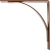 image3W x 6D x 6H Morris Steel Bracket Stainless SteelHammered Copper