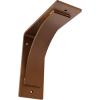 image3W x 6D x 6H Morris Steel Bracket Stainless SteelHammered Copper
