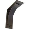 image3W x 6D x 6H Morris Steel Bracket Stainless SteelHammered Dark Bronze