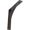 image3W x 6D x 6H Morris Steel Bracket Stainless SteelHammered Dark Bronze