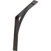 image3W x 6D x 6H Morris Steel Bracket Stainless SteelHammered Dark Bronze