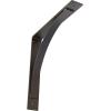 image3W x 6D x 6H Morris Steel Bracket Stainless SteelHammered Dark Bronze