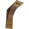 image3W x 6D x 6H Morris Steel Bracket Stainless SteelHammered Gold
