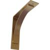 image3W x 6D x 6H Morris Steel Bracket Stainless SteelHammered Gold