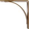 image3W x 6D x 6H Morris Steel Bracket Stainless SteelHammered Gold