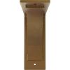 image3W x 6D x 6H Morris Steel Bracket Stainless SteelHammered Gold