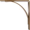 image3W x 6D x 6H Morris Steel Bracket Stainless SteelHammered Gold
